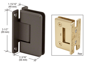 Oil Rubbed Bronze Pinnacle Shower Door Hinge